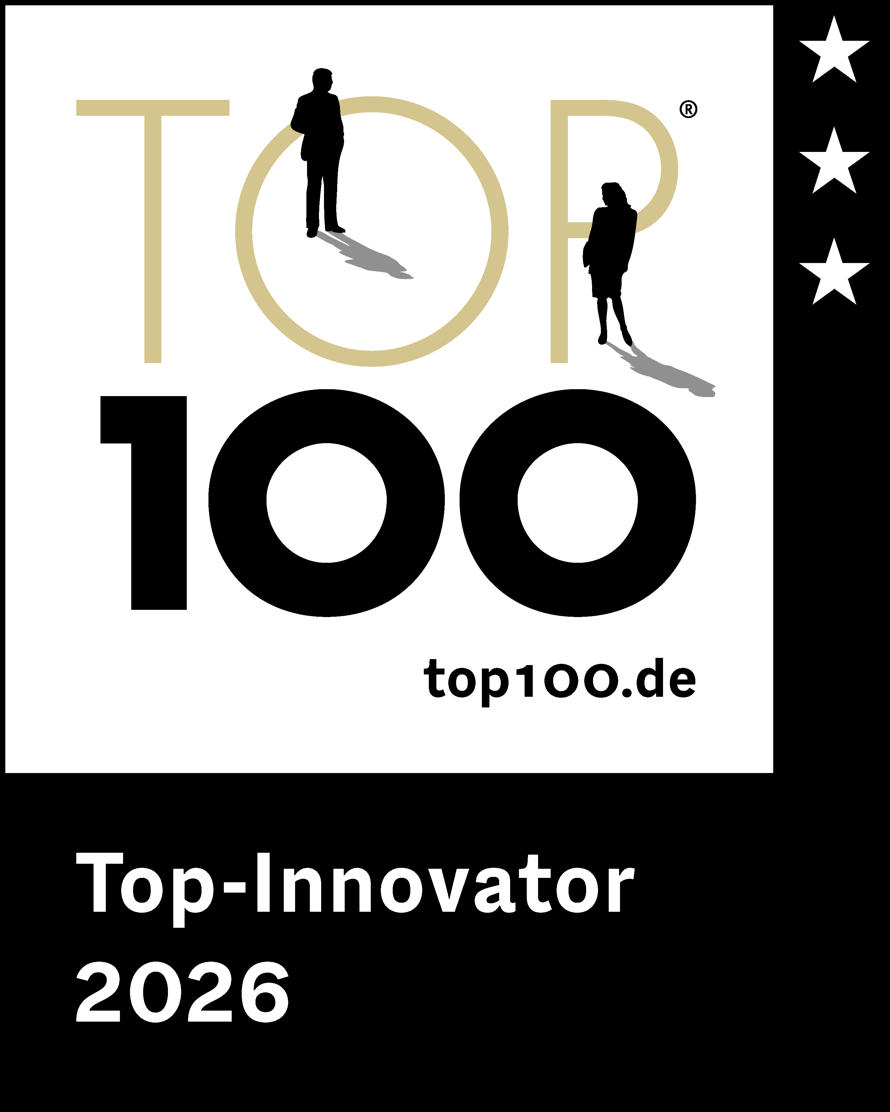 TOP 100-Innovator-Siegel 2026 und 2024 – Bisping und Bisping zählt zu den innovativsten mittelständischen Unternehmen Deutschlands