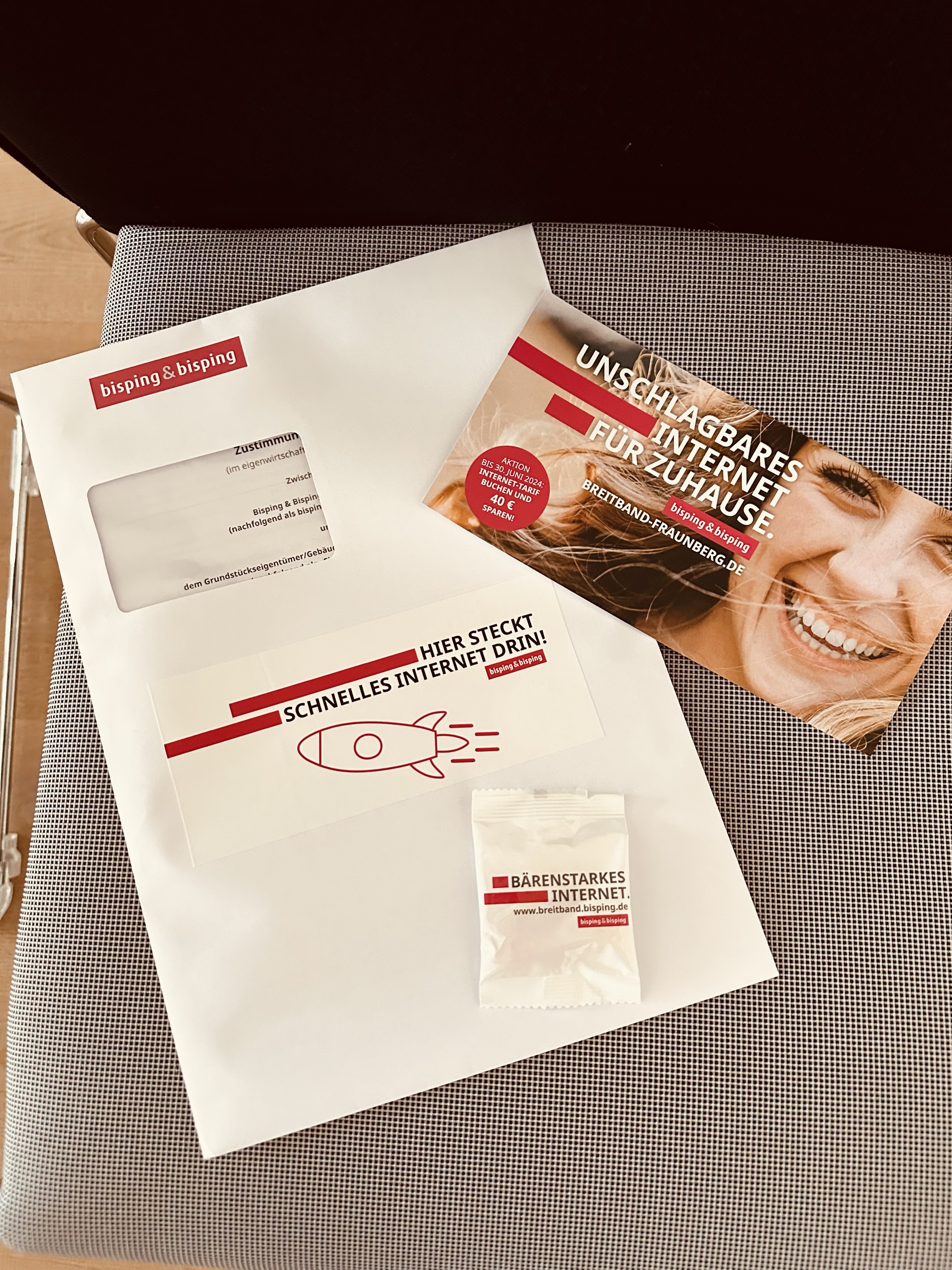 Flyer auf der Infoveranstaltung
