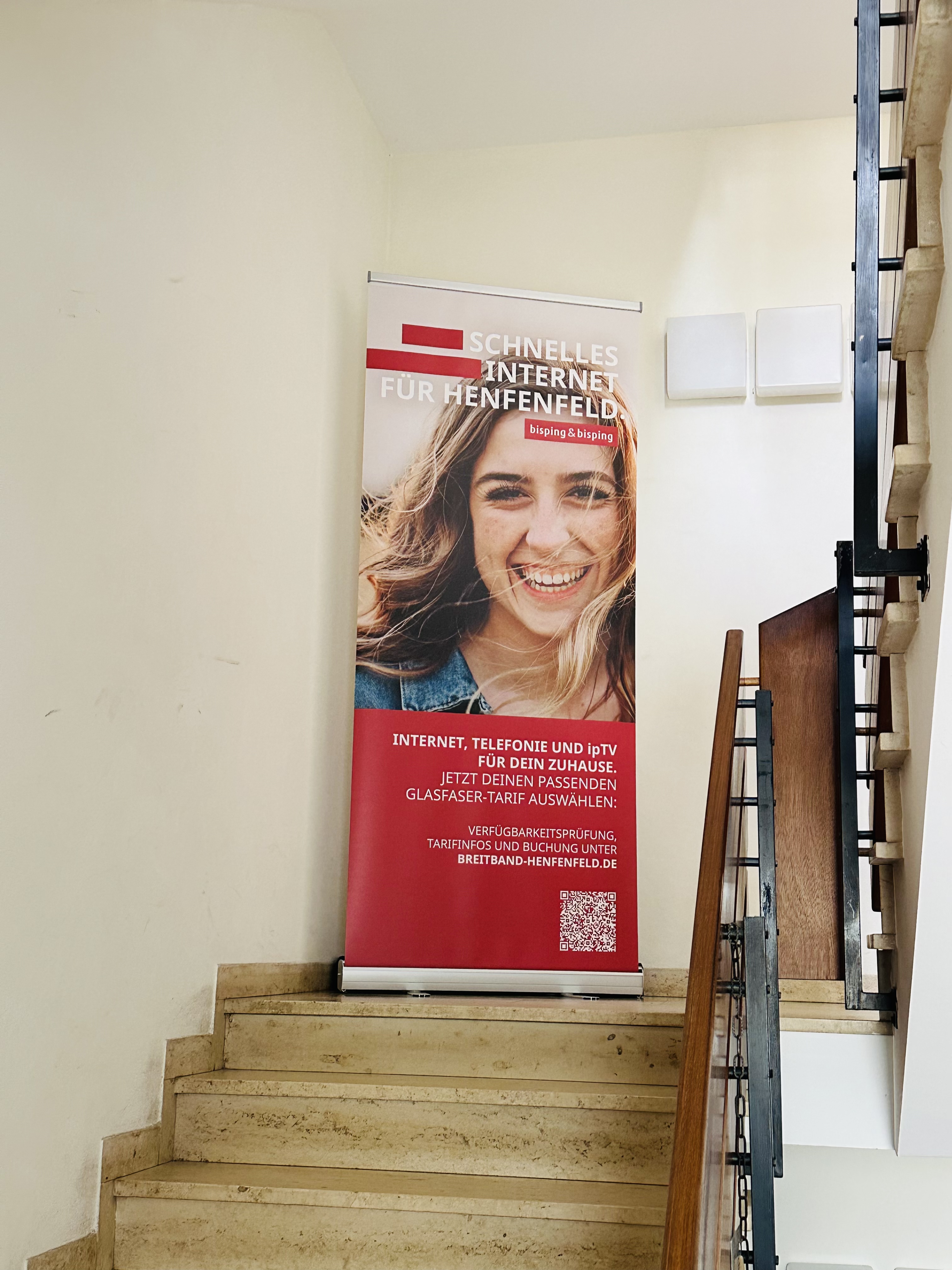 Plakat Breitbandausbau Henfenfeld